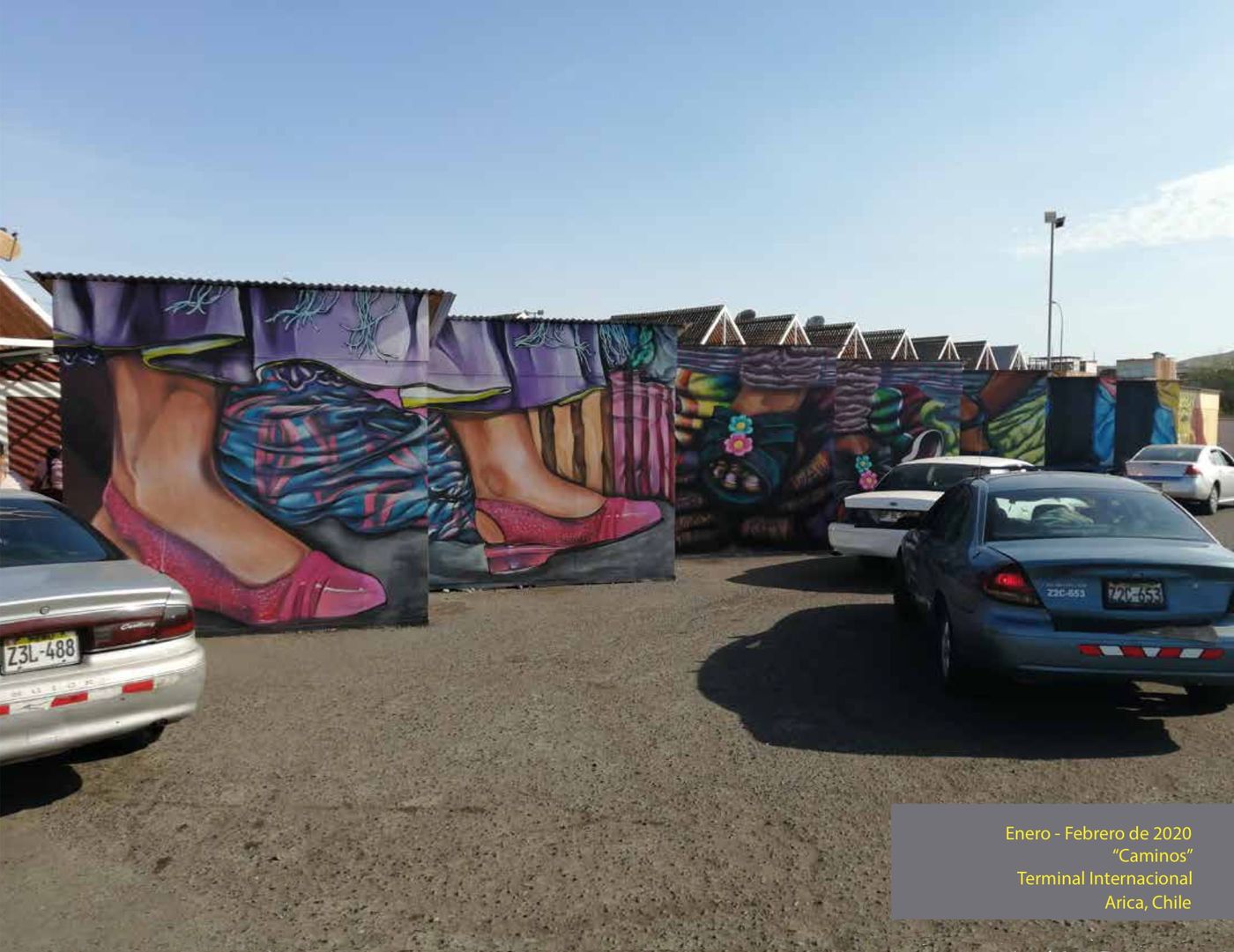 Mural Caminos, Terminal Internacional, Arica