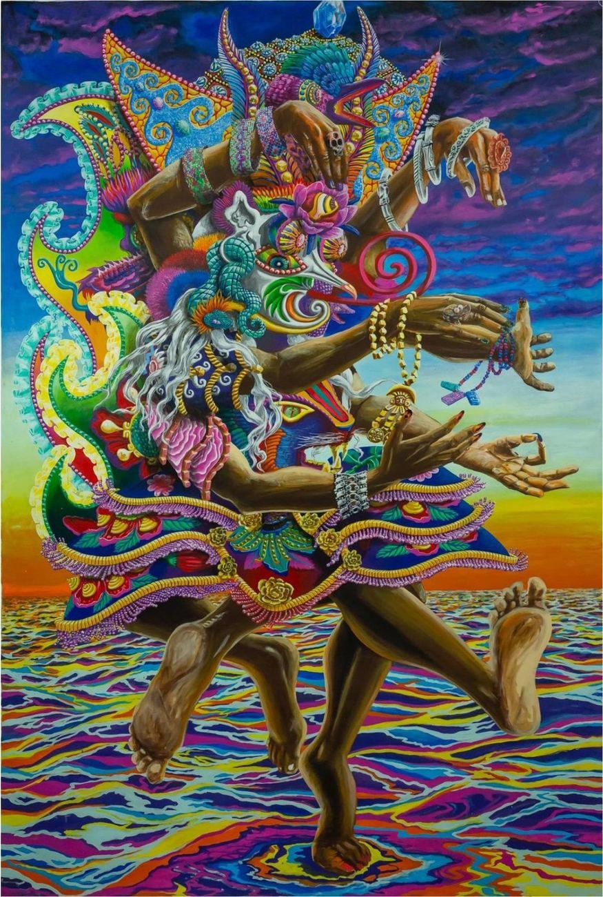 Danzante Guerrero, obra de Memo Rodríguez