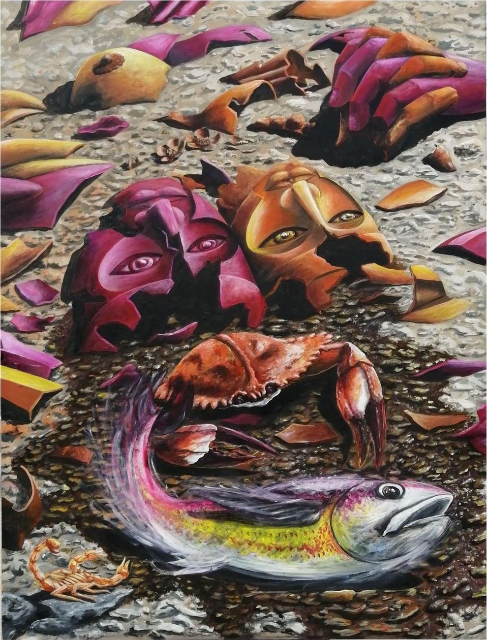 Desastre Natural, obra de Memo Rodríguez