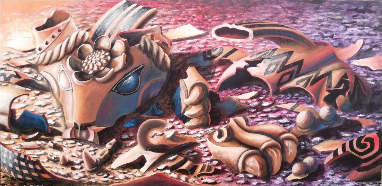 Perdido, obra de Memo Rodríguez